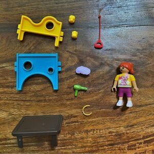Lot of Random Playmobil Items with Figurine